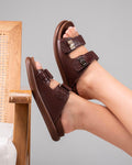 SANDALIAS VIVES CAFÉ