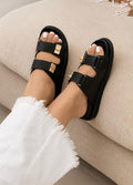 SANDALIAS VIVES NEGRAS