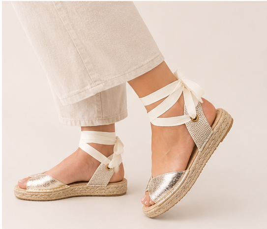 SANDALIAS DESTELLO CHAMPÁN