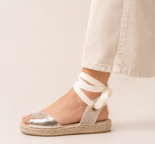 SANDALIAS DESTELLO CHAMPÁN