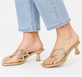 SANDALIAS ETERNA DORADO
