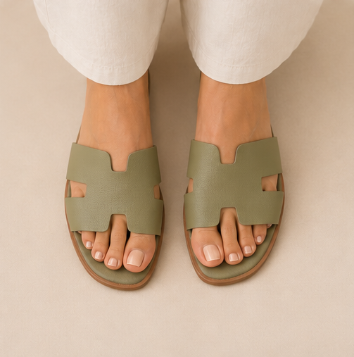 SANDALIAS SOLIS OLIVA